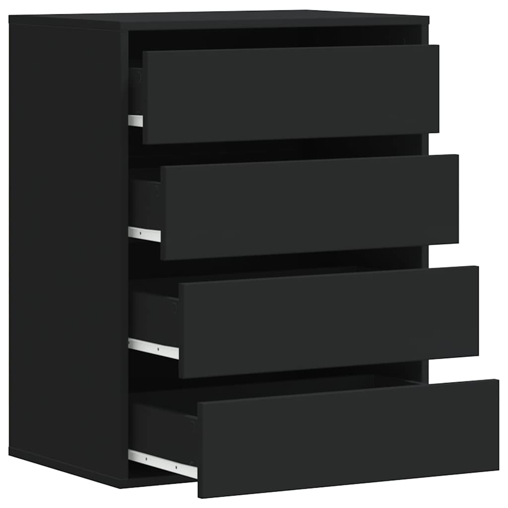 Kommode Svart 60x41x76 cm
