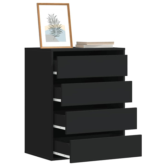 Kommode Svart 60x41x76 cm
