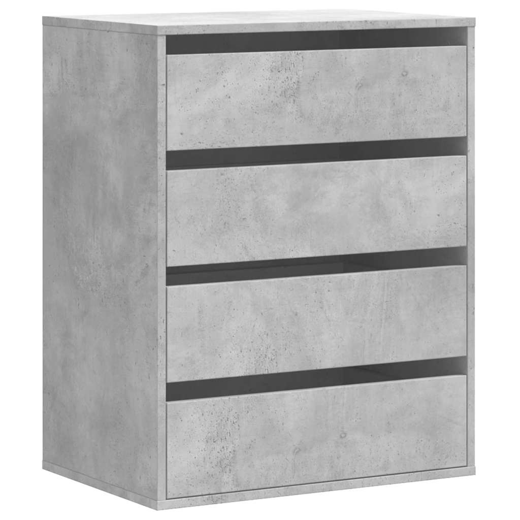 Kommode Betonggrå 60x41x76 cm