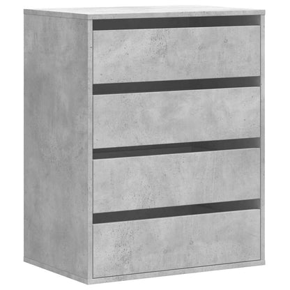 Kommode Betonggrå 60x41x76 cm