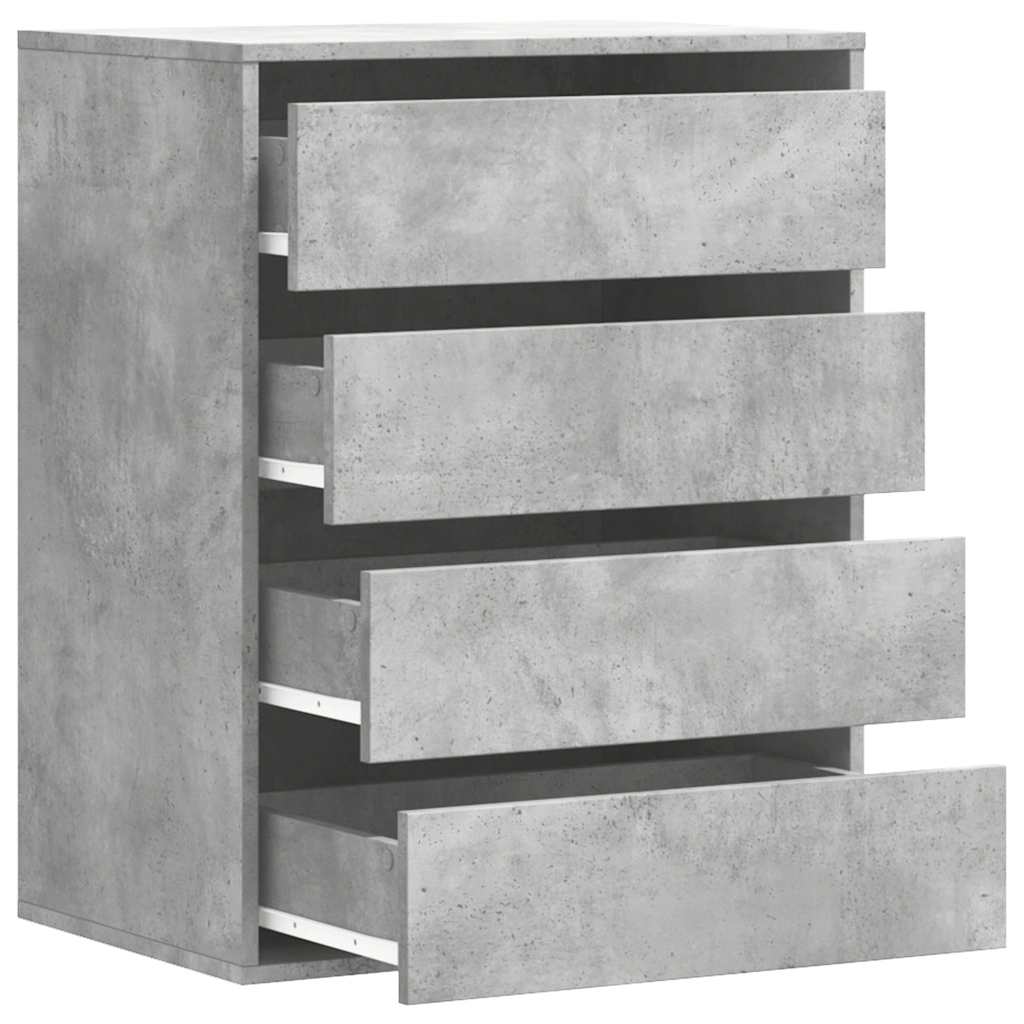 Kommode Betonggrå 60x41x76 cm
