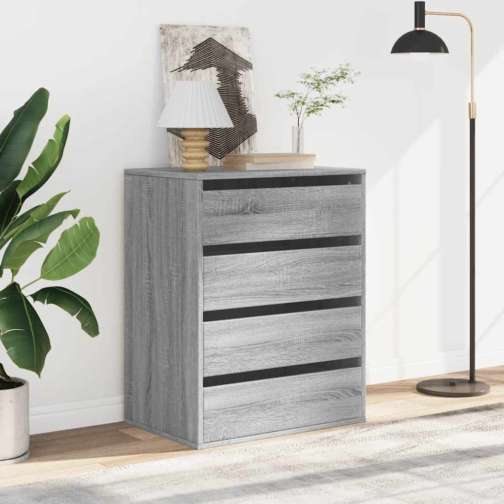 Kommode Sonoma Grå 60x41x76 cm