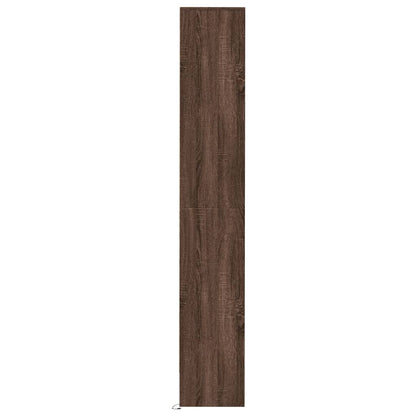 Skjenk Brun Eik med LED 36x32,5x200 cm