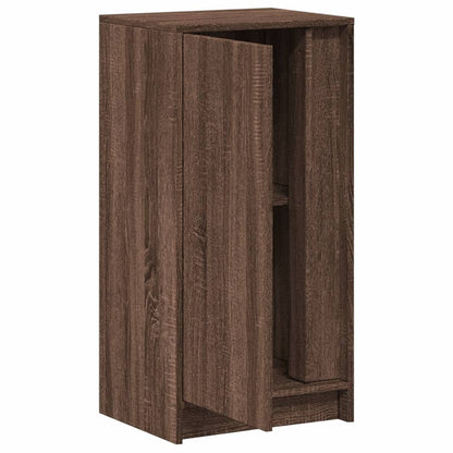 Skjenk Brun Eik med LED 42,5x34x85 cm