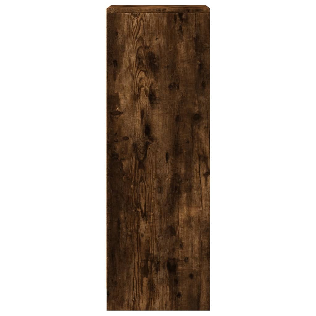 Skjenk Røyk Eik med LED 42,5x34x100 cm