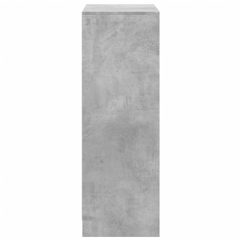 Skjenk Betonggrå med LED 72x34x100 cm