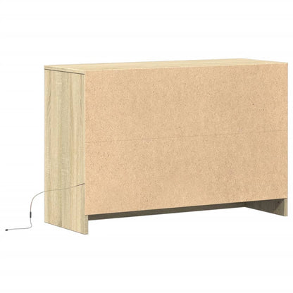 TV-Møbel Sonoma Eik TV-benk med LED 91x34x61 cm