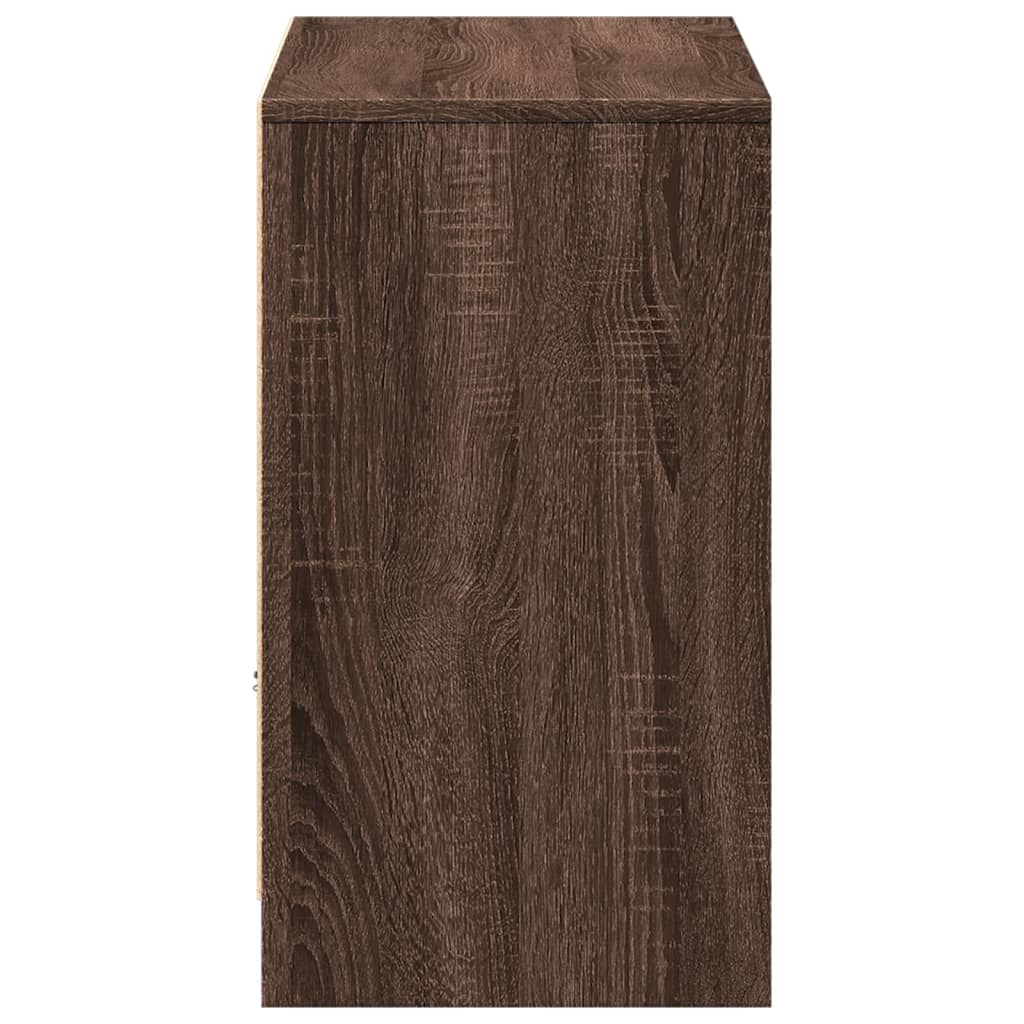 TV-Møbel Brun Eik TV-benk med LED 91x34x61 cm