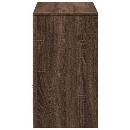 TV-Møbel Brun Eik TV-benk med LED 91x34x61 cm