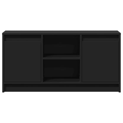 TV-Møbel Svart TV-benk med LED 100x34x50 cm