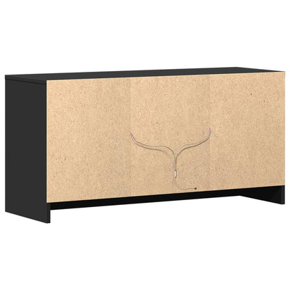TV-Møbel Svart TV-benk med LED 100x34x50 cm