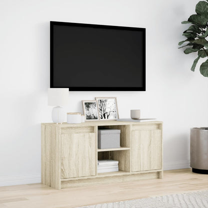 TV-Møbel Sonoma Eik TV-benk med LED 100x34x50 cm