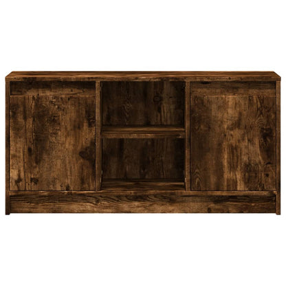 TV-Møbel Røkt EikTV-benk med LED 100x34x50 cm