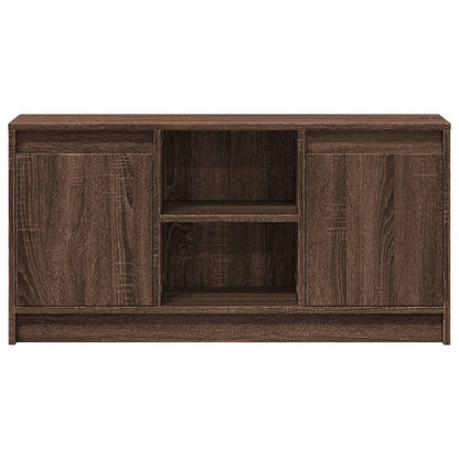 TV-Møbel Brun Eik TV-benk med LED 100x34x50 cm