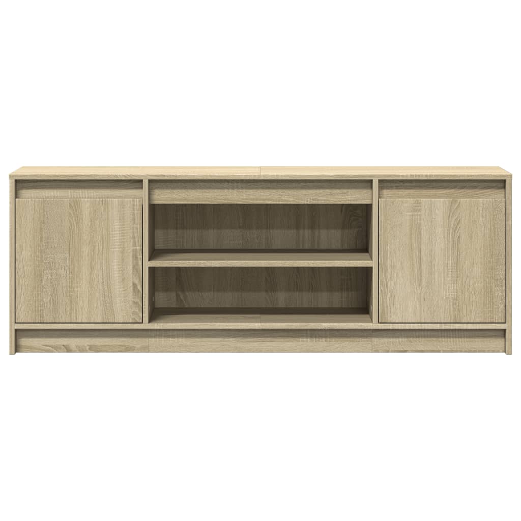 TV-Møbel Sonoma Eik TV-benk med LED 139,5x34x50 cm
