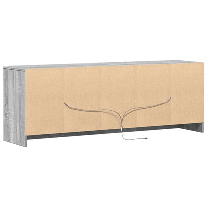 TV-Møbel Sonoma Grå TV-benk med LED 139,5x34x50 cm