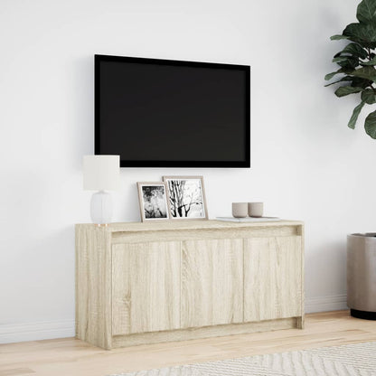 TV-Møbel Sonoma Eik TV-benk med LED 100x34x50 cm