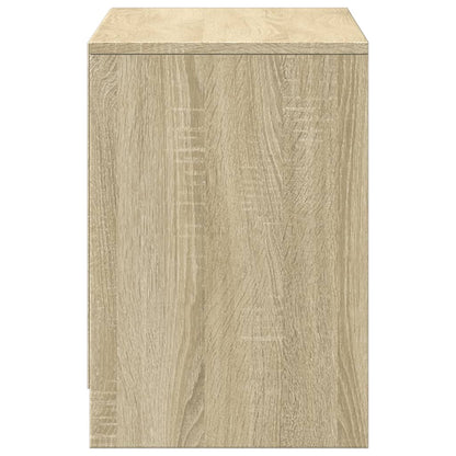 TV-Møbel Sonoma Eik TV-benk med LED 100x34x50 cm