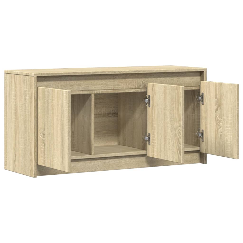 TV-Møbel Sonoma Eik TV-benk med LED 100x34x50 cm