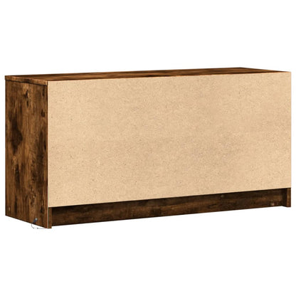 TV-Møbel Røkt Eik TV-benk med LED 100x34x50 cm