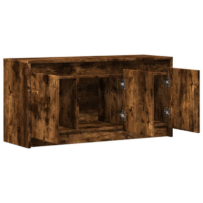 TV-Møbel Røkt Eik TV-benk med LED 100x34x50 cm