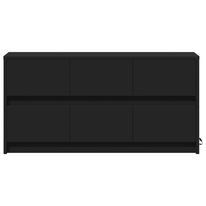 TV-Møbel Svart TV-benk med LED 100x34x50 cm