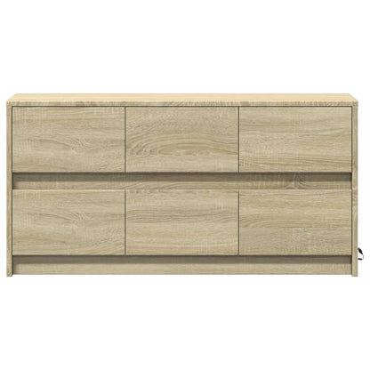 TV-Møbel Sonoma Eik TV-benk med LED 100x34x50 cm