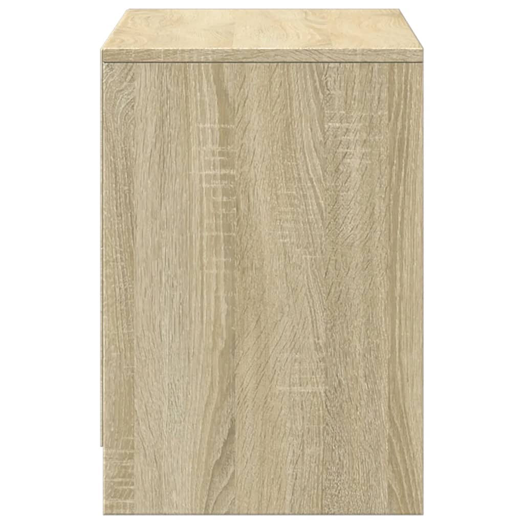 TV-Møbel Sonoma Eik TV-benk med LED 100x34x50 cm