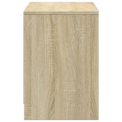 TV-Møbel Sonoma Eik TV-benk med LED 100x34x50 cm