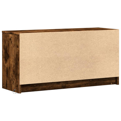 TV-Møbel Røkt Eik TV-benk med LED 100x34x50 cm