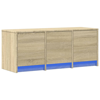 TV-Møbel Sonoma Eik TV-benk med LED 97x34x40 cm