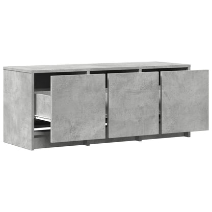 TV-Møbel Betonggrå TV-benk med LED 97x34x40 cm