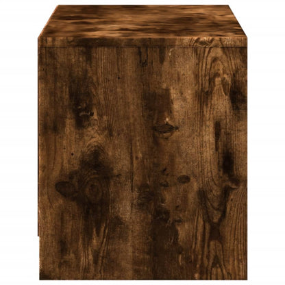 TV-Møbel Røkt Eik TV-benk med LED 97x34x40 cm
