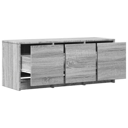 TV-Møbel Sonoma Grå TV-benk med LED 97x34x40 cm