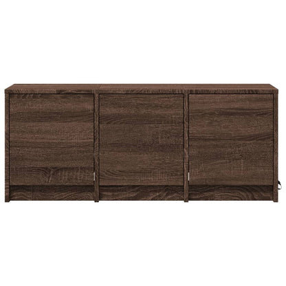 TV-Møbel Brun Eik TV-benk med LED 97x34x40 cm