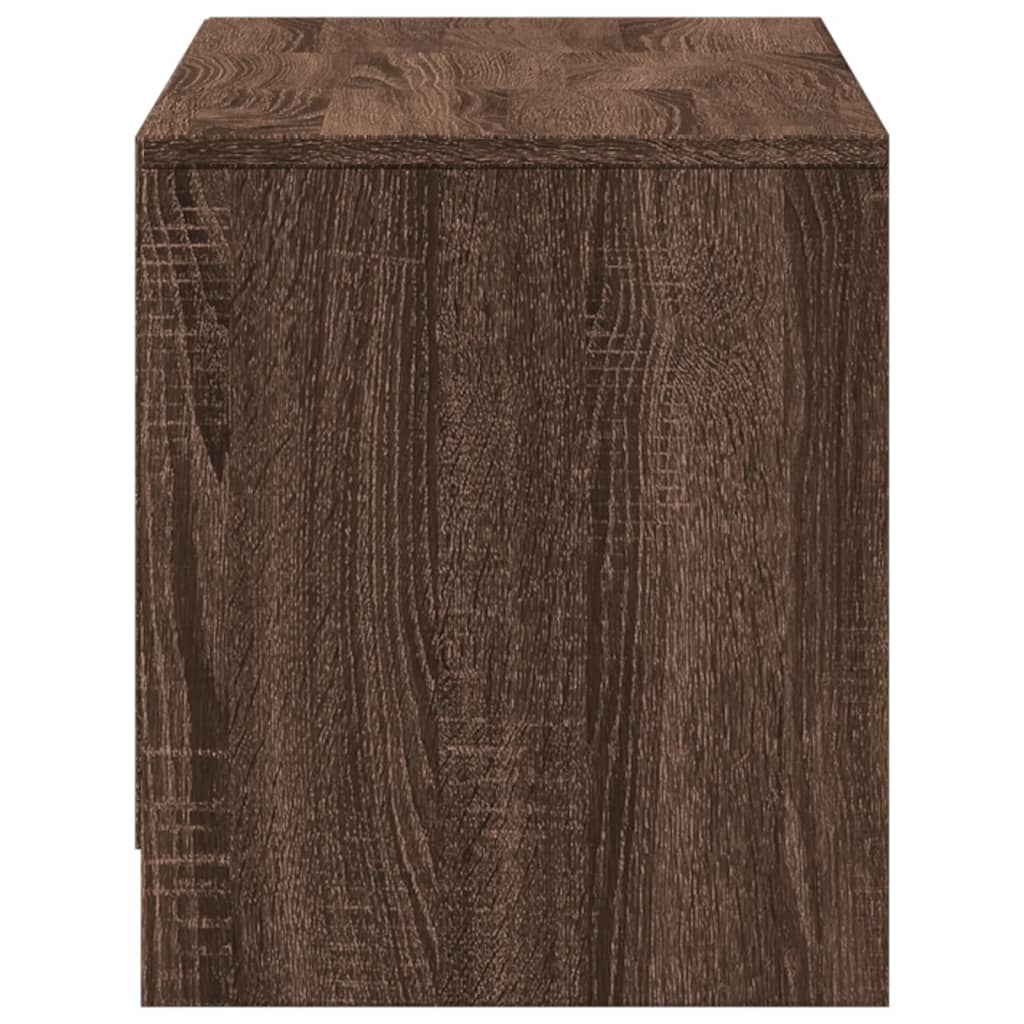 TV-Møbel Brun Eik TV-benk med LED 97x34x40 cm