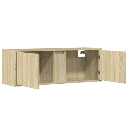 TV-Møbel Sonoma Eik Tv-benk med LED 100x31x35 cm
