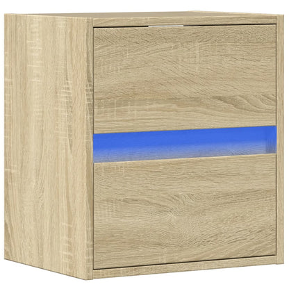 TV-Møbel Sonoma Eik Tv-benk med LED 41x31x45 cm