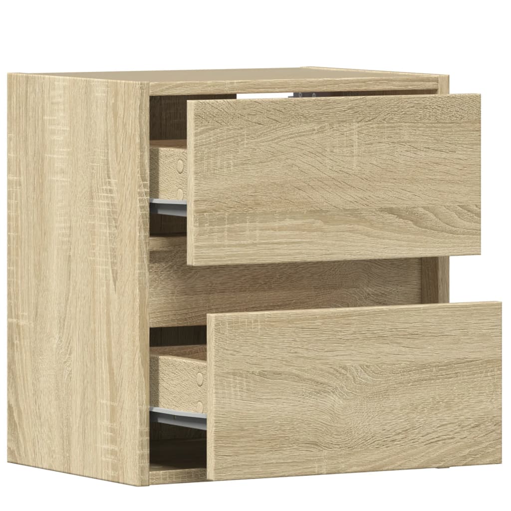 TV-Møbel Sonoma Eik Tv-benk med LED 41x31x45 cm