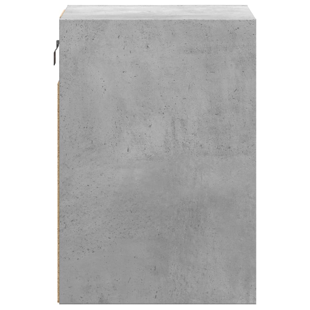 TV-Møbel Betonggrå Tv-benk med LED-lys 41x31x45 cm