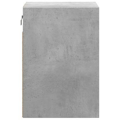 TV-Møbel Betonggrå Tv-benk med LED-lys 41x31x45 cm