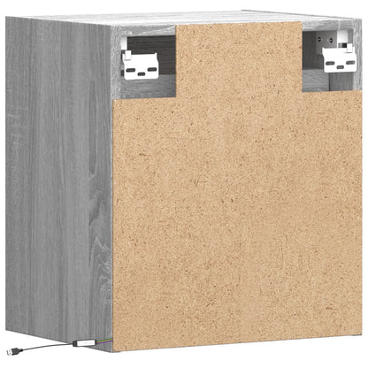 TV-Møbel Sonoma Grå Tv-benk med LED 41x31x45 cm