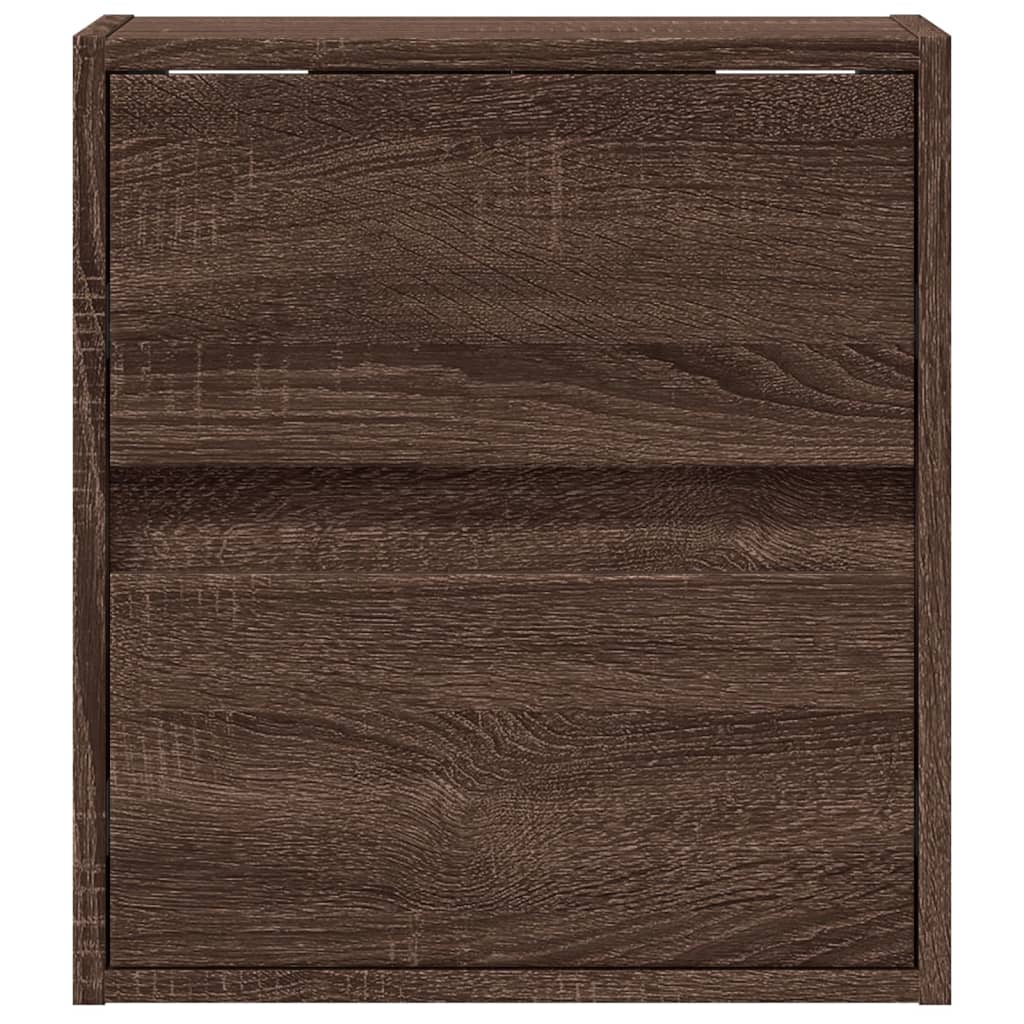 TV-Møbel Brun Eik Tv-benk med LED 41x31x45 cm