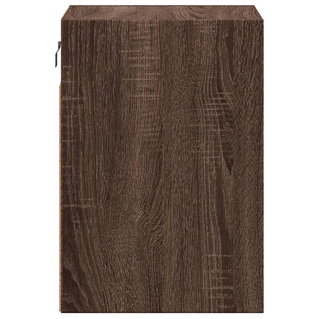 TV-Møbel Brun Eik Tv-benk med LED 41x31x45 cm
