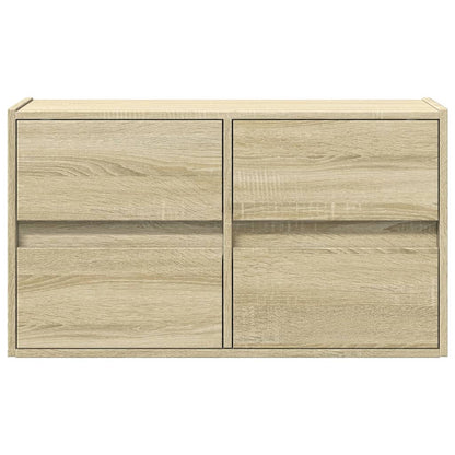 TV-Møbel Sonoma Eik TV-benk med LED 80x31x45 cm
