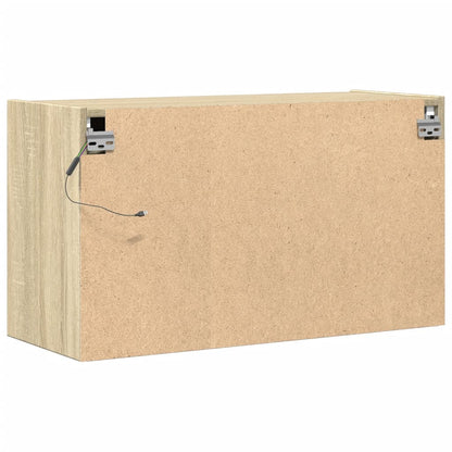 TV-Møbel Sonoma Eik TV-benk med LED 80x31x45 cm