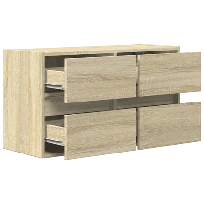 TV-Møbel Sonoma Eik TV-benk med LED 80x31x45 cm
