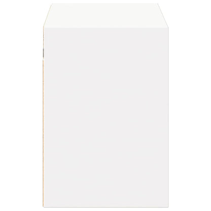 TV-Møbel Hvit TV-benk med LED 100x31x45 cm