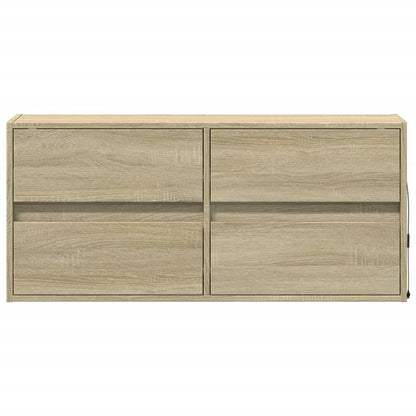 TV-Møbel Sonoma Eik TV-benk med LED 100x31x45 cm