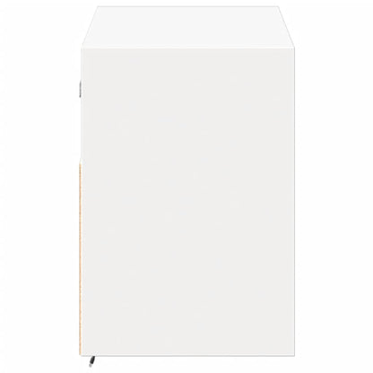 TV-Møbel Hvit TV-benk med LED 100x31x45 cm